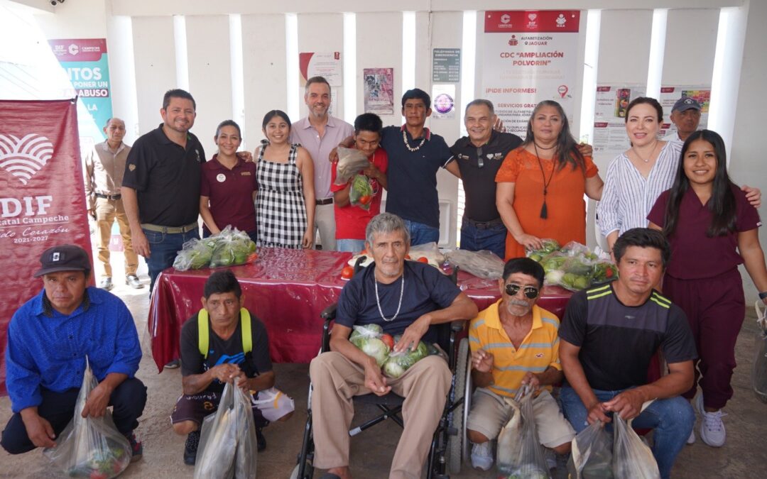Entrega de pescado fresco en el CDC Ampliación Polvorín