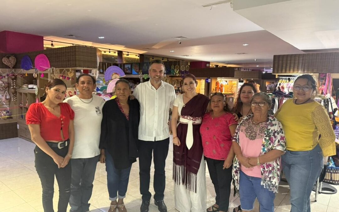 Reunión con artesanos del Bazar Artesanal