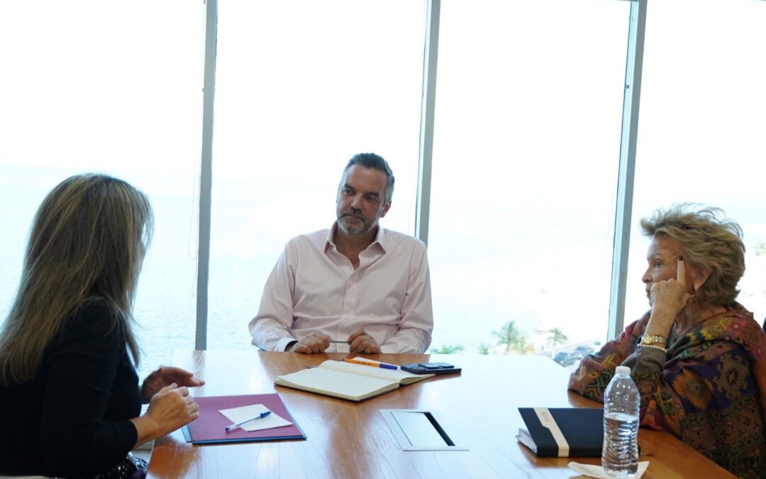 Reunión con la presidenta del Patronato de la Ciudad